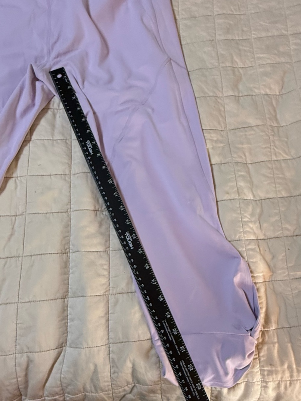 NWT Fabletics Oasis High-Waisted Twist Leggings - Lavender - 4X - Picture 7 of 11